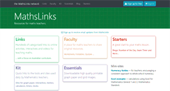 Desktop Screenshot of mathslinks.net