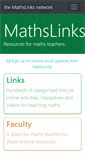 Mobile Screenshot of mathslinks.net